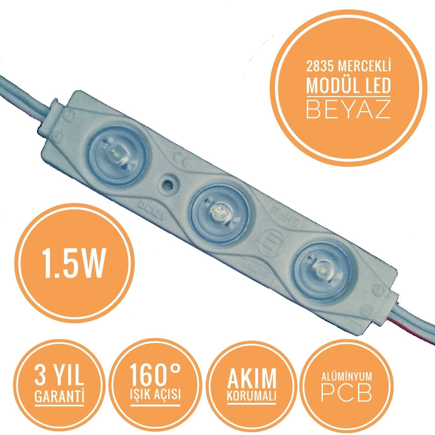 Modül Led 1.5W Beyaz 7015