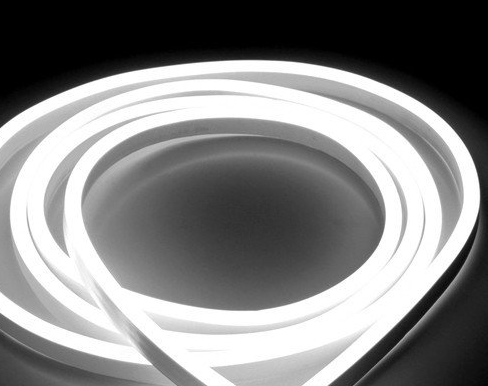 12 Volt 6x12mm Natural Beyaz Esnek Neon Led (5 Metre)