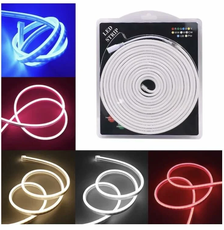 12 Volt 6x12mm Yeşil Esnek Neon Led (5 Metre)