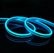 6x12mm Turkuaz Neon Led 25m Makara (2.5 cm'de Kesilebilir.)