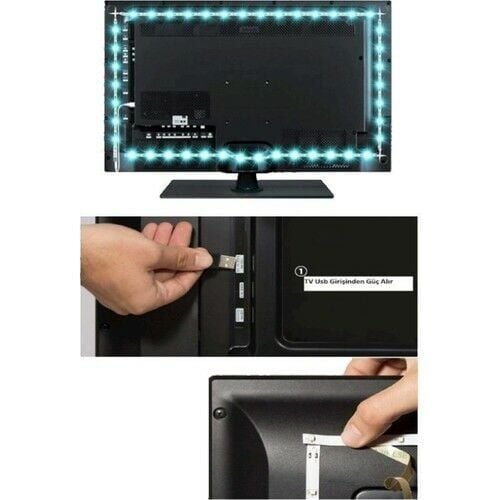 Tv Arkası Ambiyans Rgb LED Seti 3 Metre