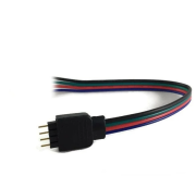 RGB Şerit Led Soketli Kablo 4 Pin Erkek İğneli