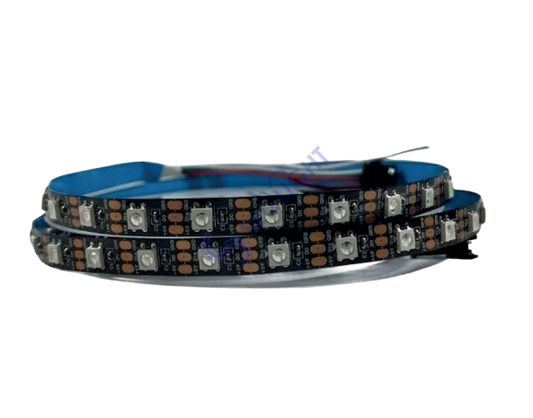 5V WS2812B Adreslenebilir RGB Şerit Led 5 Metre iç mekan