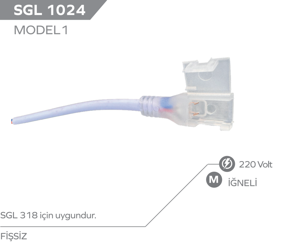 220V LED SOKET Model 1
