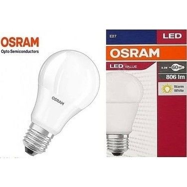 Osram 8.5W Watt Beyaz E-27 Duy Led Ampul 8.5W=60W