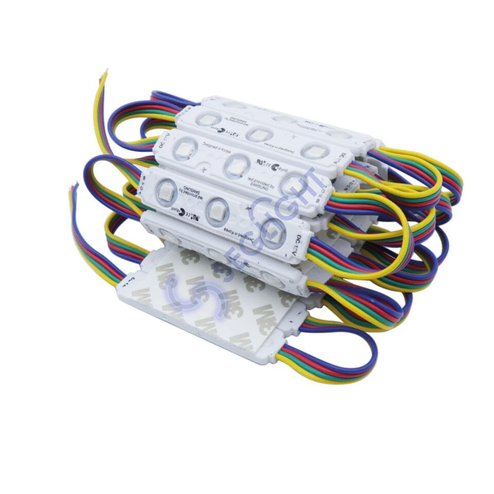 12V 1.5 Watt RGB Modül Led (20 ADET)