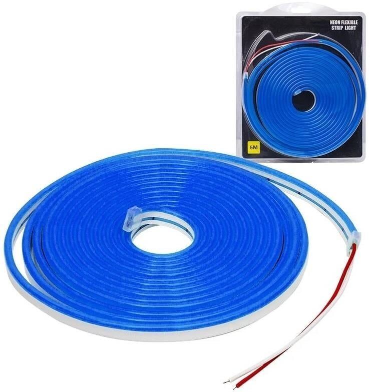 12 Volt 6x12mm Mavi Esnek Neon Led (5 Metre)