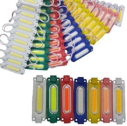 12 Volt Cob Modül Led Mavi 20 Adet