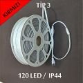 220 Volt Şerit Led IP44 Tip 3 Kırmızı