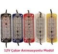 12 Volt 2.4 Watt KIRMIZI Animasyonlu Çakar Modül 12 Ledli