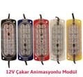 12 Volt 2.4 Watt MAVİ Animasyonlu Çakar Modül 12 Ledli