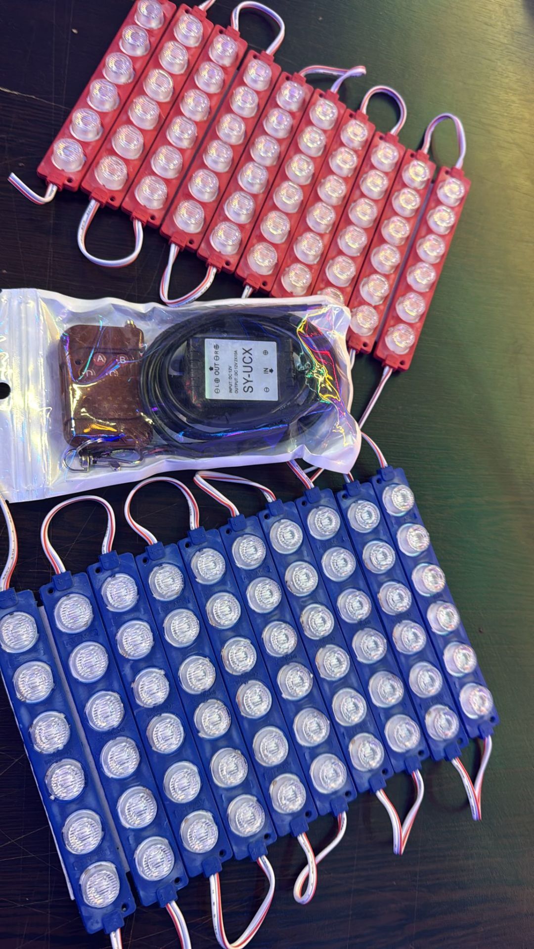 12V KIRMIZI MAVİ ÇAKAR SETİ