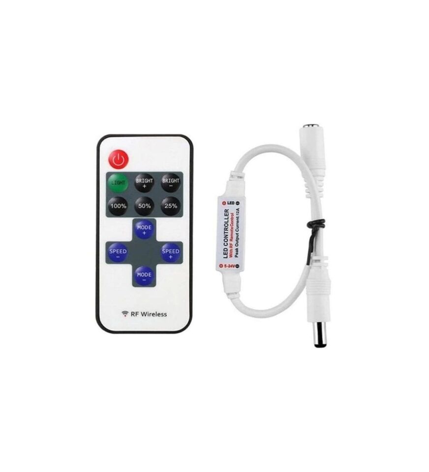 Rf Uzaktan Kumandalı Şerit Led Dimmer Led Işık Kontrolü