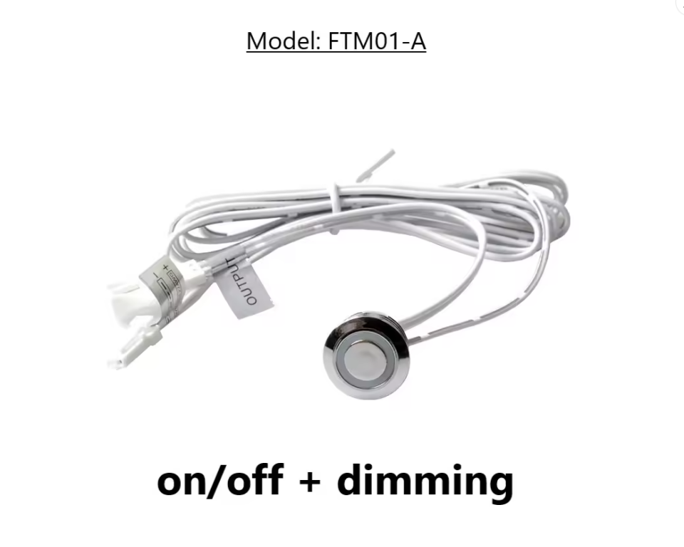 12-24V Dokunmatik (Touch) Dimmer  Işıklı Anahtar