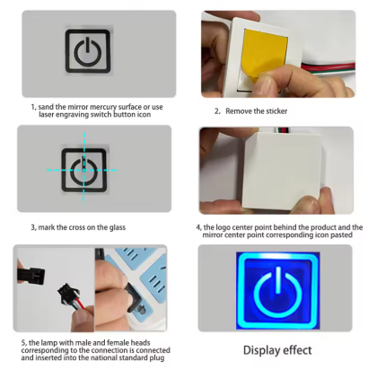 12-24V 5A Dokunmatik (Touch) Ayna Arkası Sensör