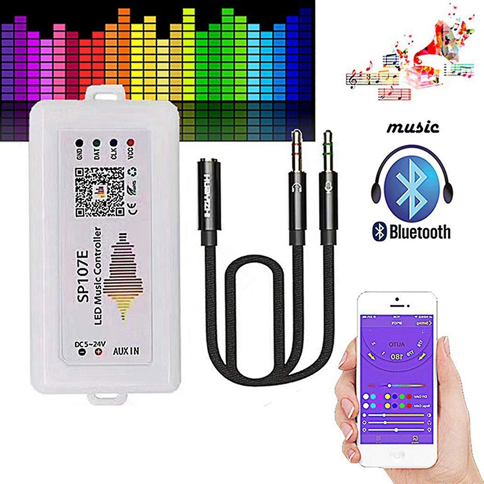 SP107E Pixel RGB Led Müzik Kontrol Cihazı Bluetoothlu
