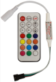 SP104E WS2811-WS2812 ARGB Pixel Led Kontrol Devresi 21 Tuşlu RF Kumanda 5-24V