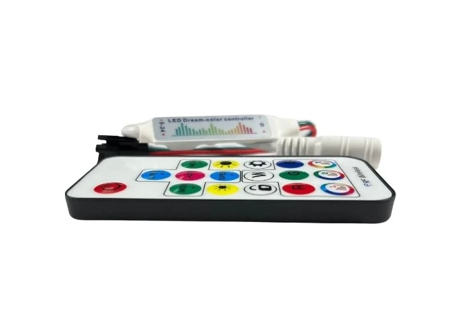 SP104E WS2811-WS2812 Volt Argb Müzikli Pixel Kontrol Devresi Rf Kumandalı Magic LED