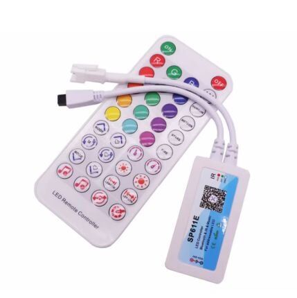 WS2811-WS2812 Adreslenebilir ARGB Pixel Led Kontrol Cihazı SP611E Bluetooth Müzik Denetleyicisi