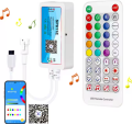 WS2811-WS2812 Adreslenebilir ARGB Pixel Led Kontrol Cihazı SP611E Bluetooth Müzik Denetleyicisi