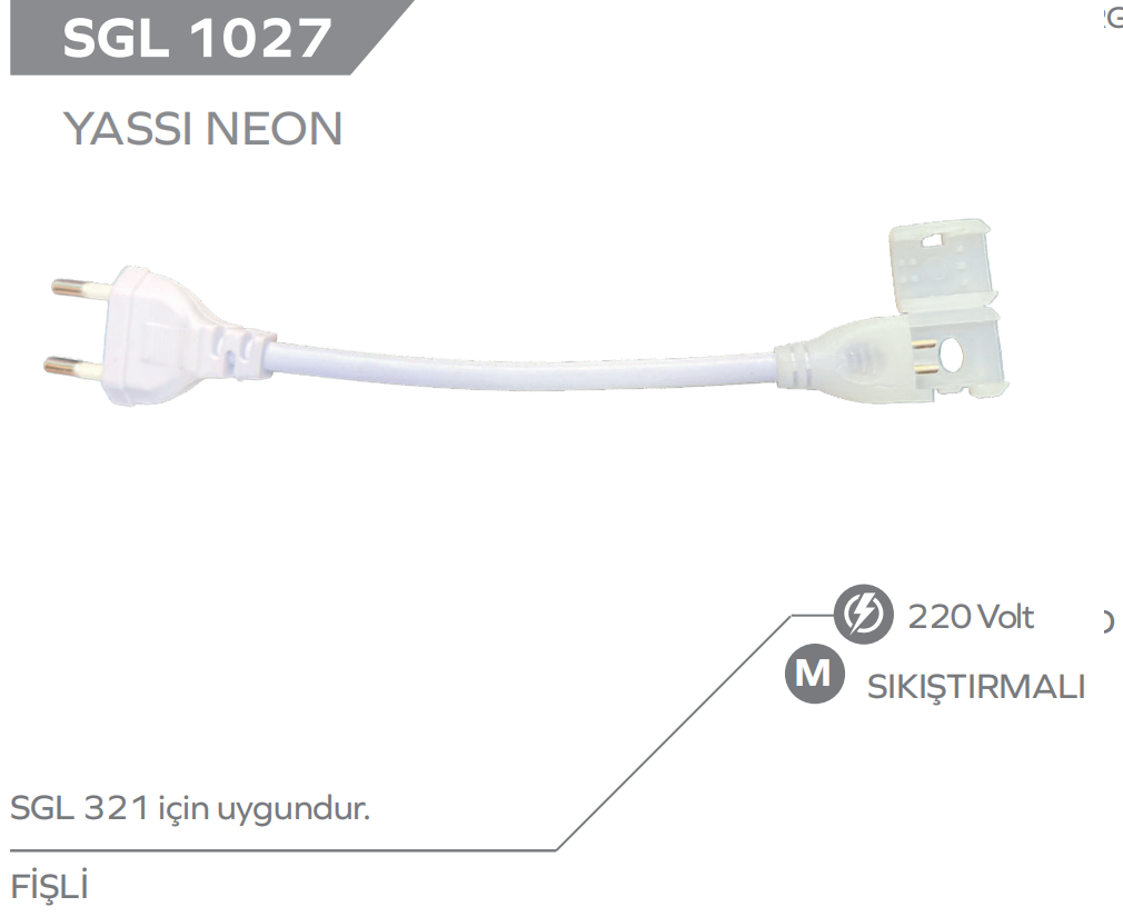 YASSI NEON LED SOKET