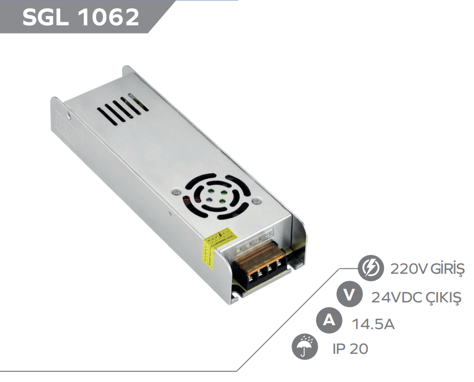 24V 15A Led Trafosu