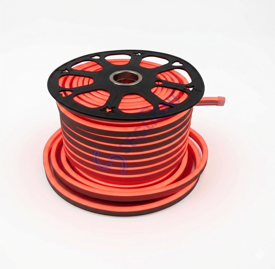220V NEON LED KIRMIZI 8x16MM