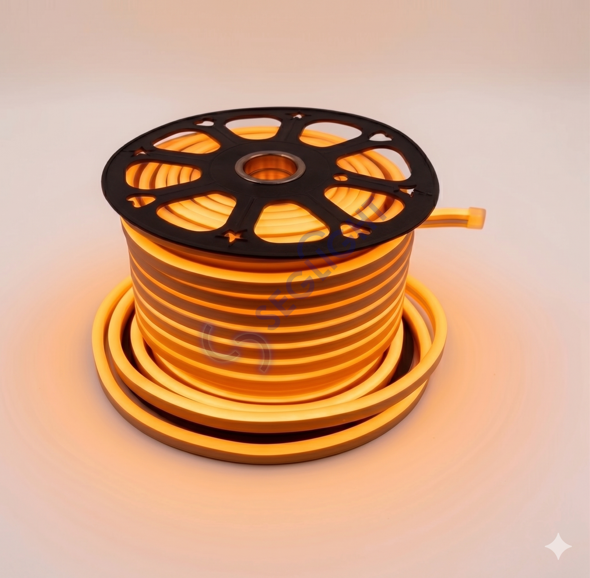 220V Neon Led Amber 8x16mm
