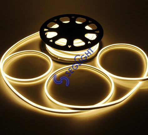 220V Neon Led Beyaz 8x16mm 10 metre