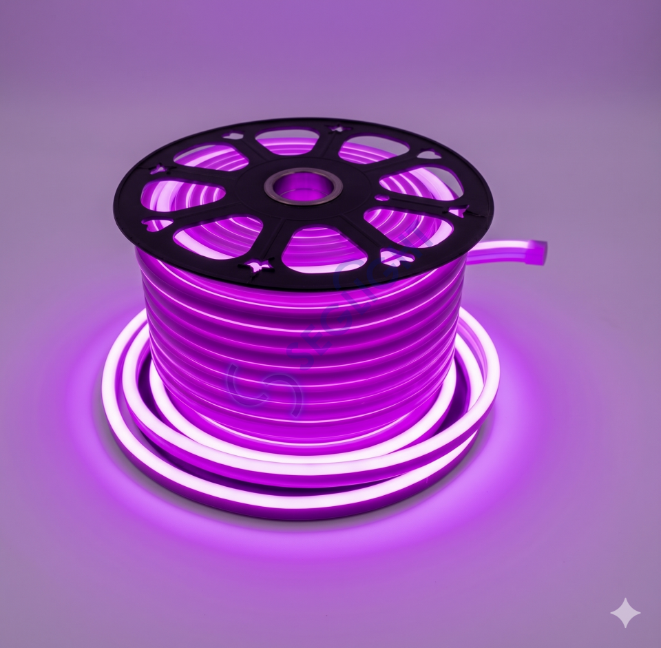 220V Neon Led Mor 8x16mm