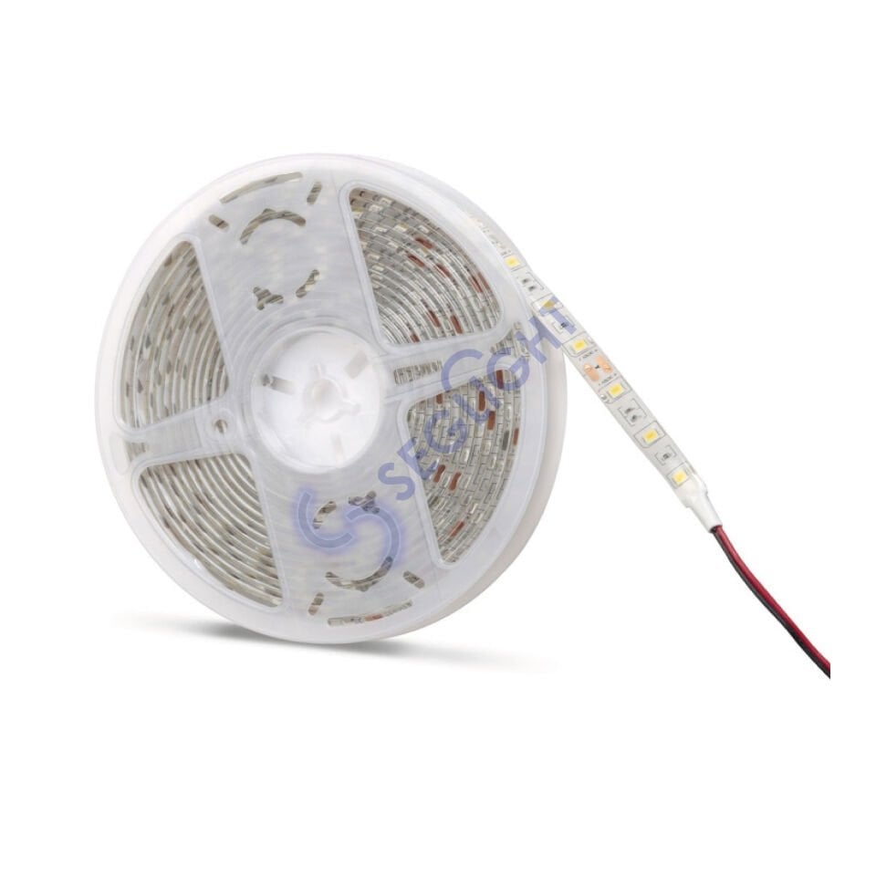 12V Silikonlu (dış mekan) Şerit led 5Metre (metrede60çipli 3535SMD LED)