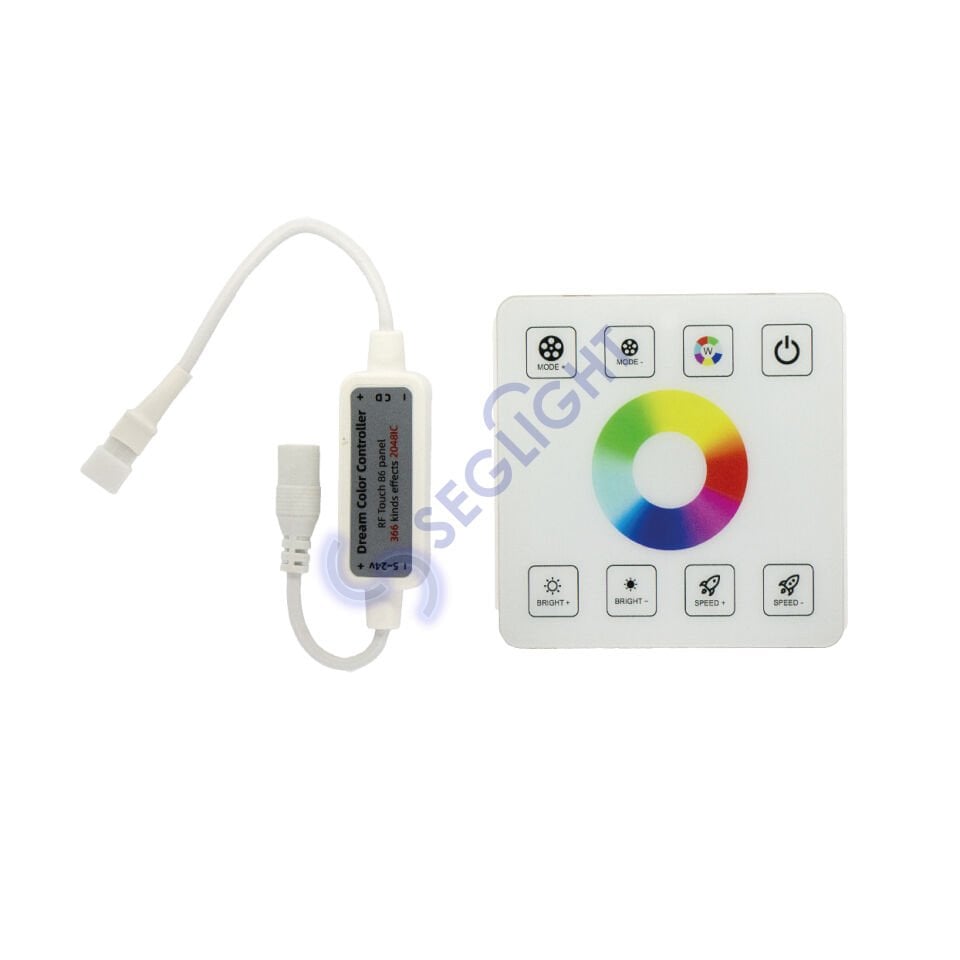 Duvar Tipi RGB Pixel Şerit Kontrol 12-24 Volt TOUCH DOKUNMATİK