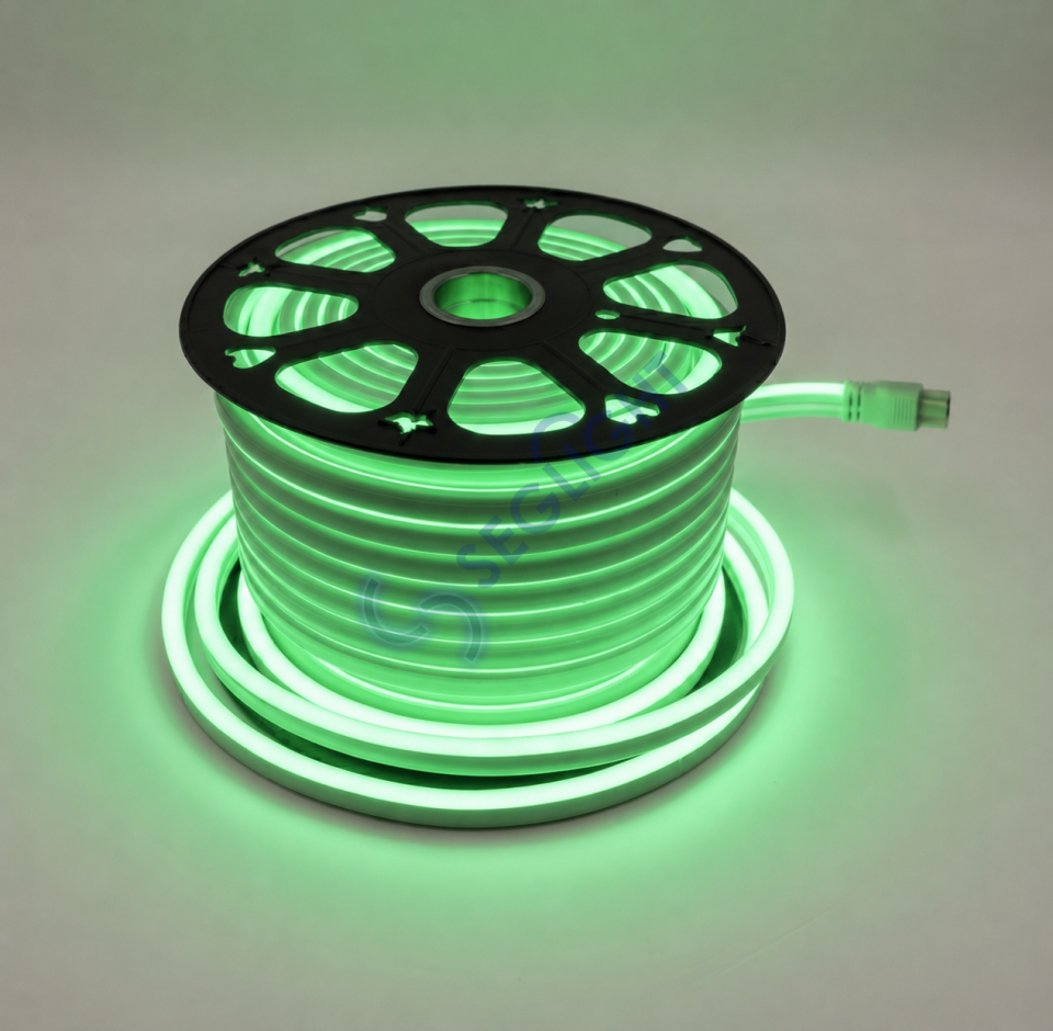 220V Neon Led Yeşil 8x16mm