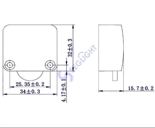 Seglight Kapak Switch Sıva Üstü Dolap Kapak Düğmesi Butonu Otomatik Işık Bas Bırak Buton IC-187E