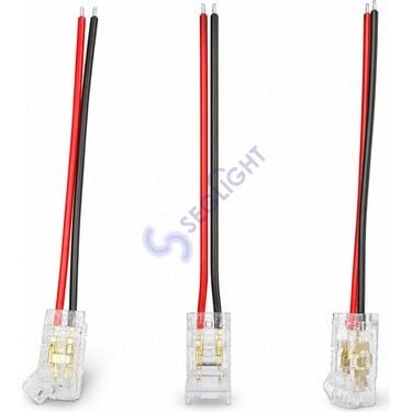 8MM Şerit Led Konnektör 2 Pin Tek Taraflı